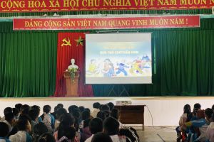 Trung tâm Văn hóa Quảng Nam phối hợp với trường Tiểu học Võ Thị Sáu - Tổ chức chiếu phim Kỷ niệm 50 năm ngày giải phóng tỉnh Quảng Nam (24/3/1975 - 24/3/2025) và 95 năm ngày thành lập Đảng bộ tỉnh 